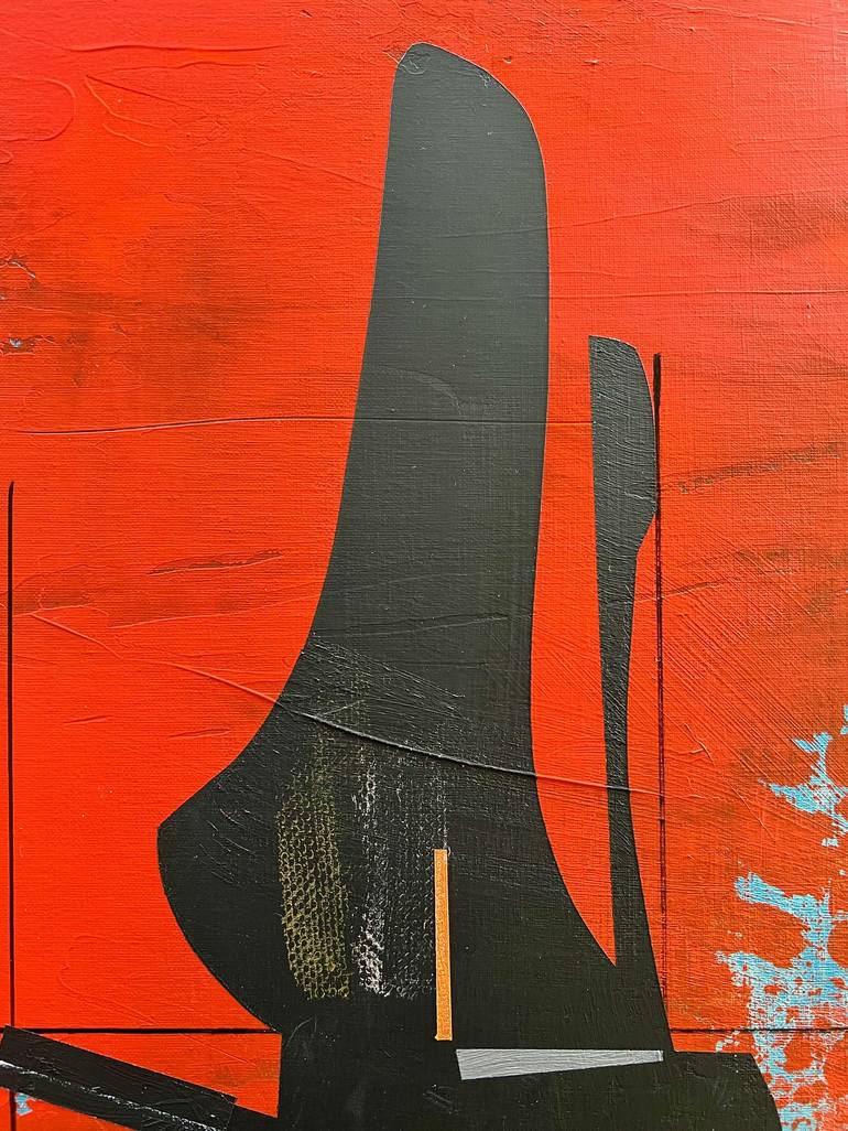 Original Abstract Architecture Painting by Jim Harris