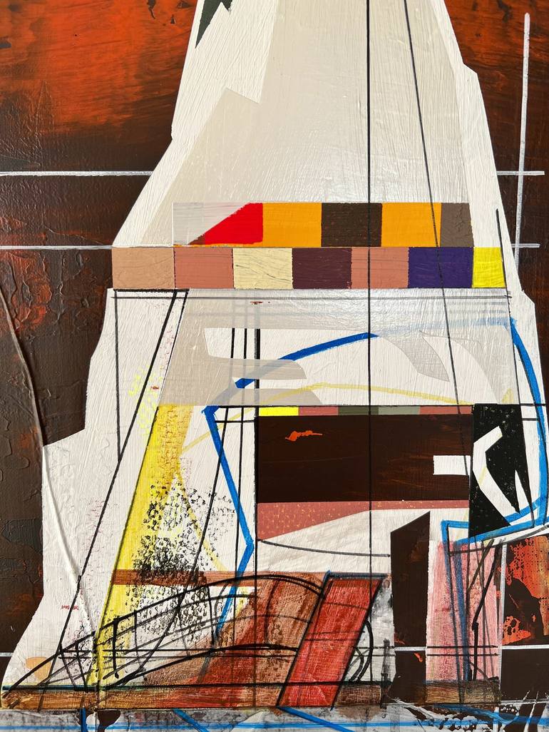 Original Architecture Painting by Jim Harris