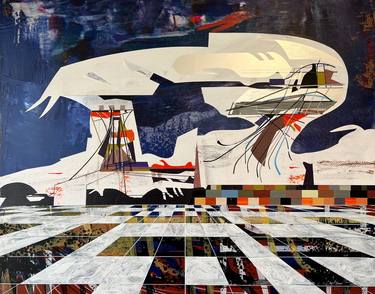 Print of Abstract Architecture Paintings by Jim Harris