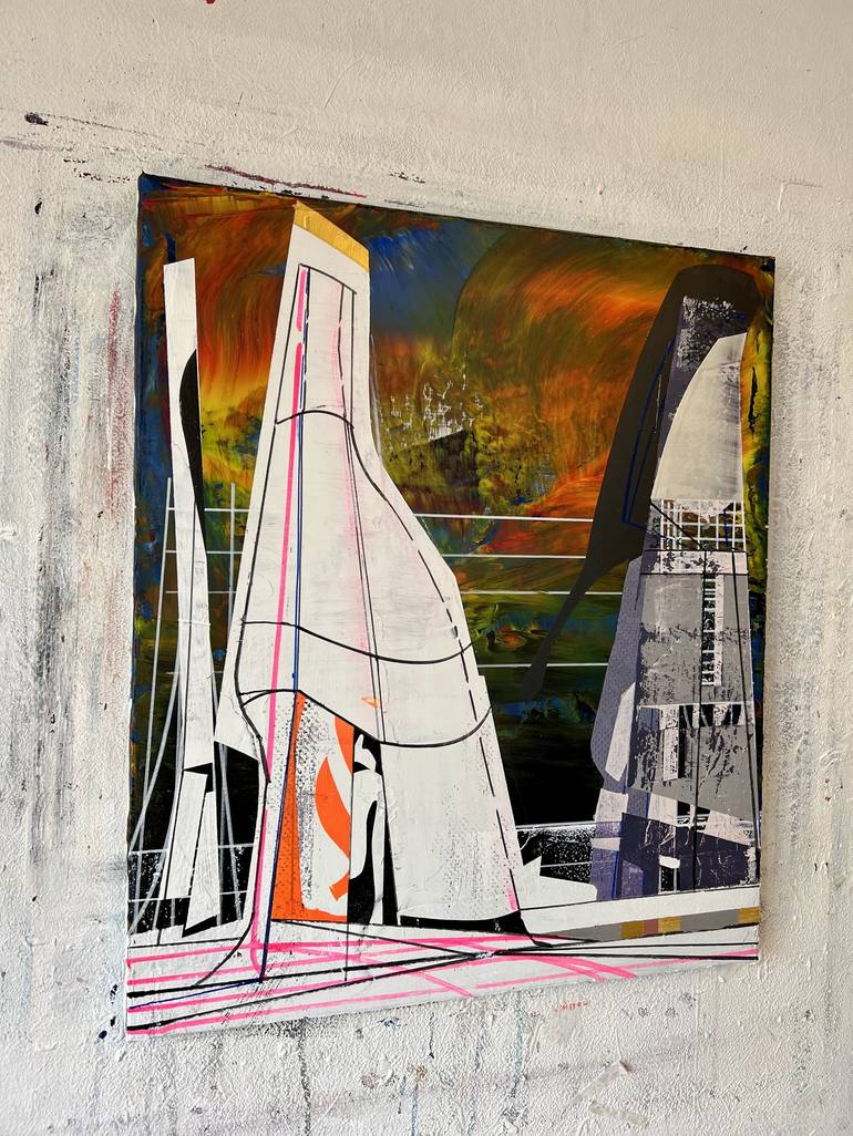 Original Architecture Painting by Jim Harris