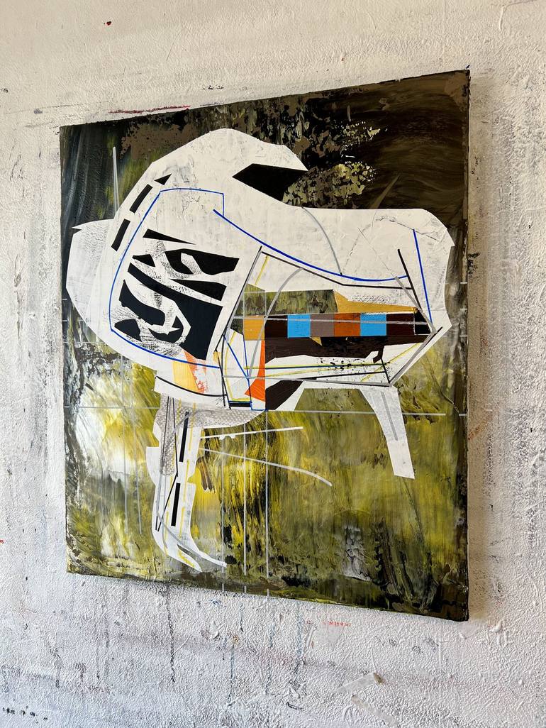 Original Abstract Expressionism Technology Painting by Jim Harris