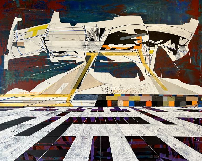 Print of Abstract Architecture Paintings by Jim Harris