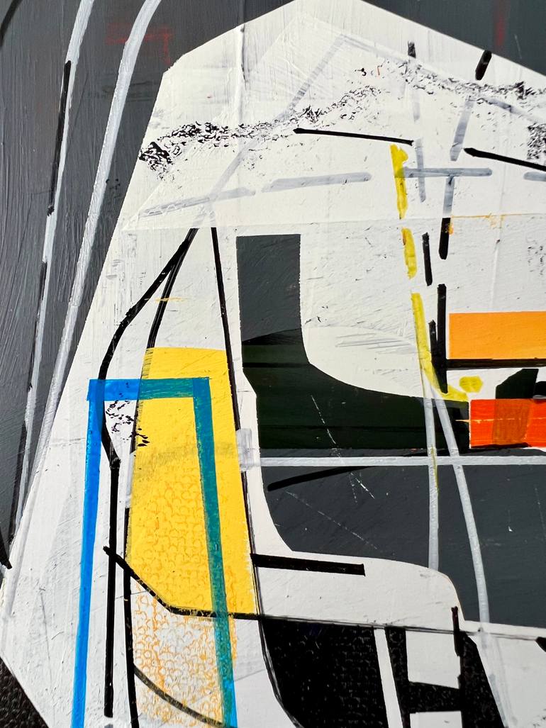 Original Abstract Technology Painting by Jim Harris