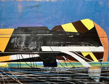 Print of Abstract Architecture Paintings by Jim Harris