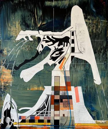 Print of Abstract Architecture Paintings by Jim Harris