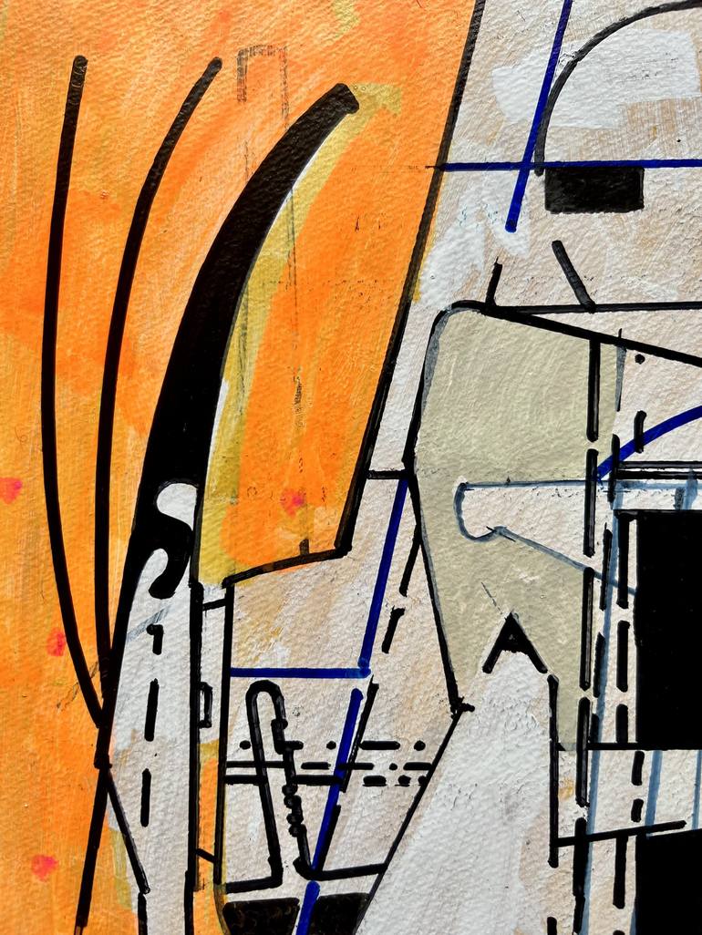 Original Abstract Expressionism Technology Drawing by Jim Harris