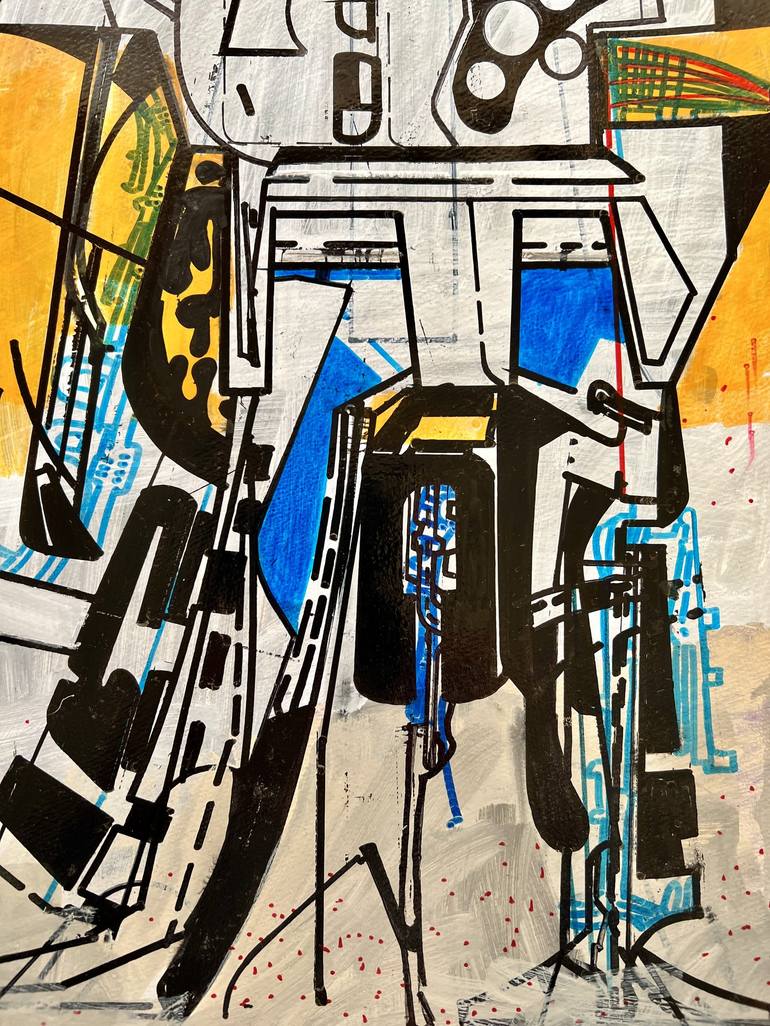 Original Technology Drawing by Jim Harris