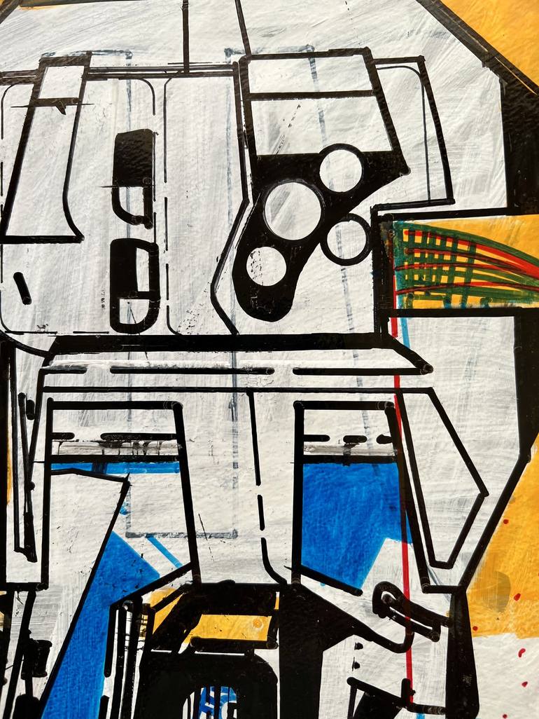 Original Technology Drawing by Jim Harris