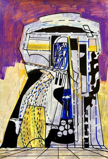 Print of Abstract Expressionism Architecture Drawings by Jim Harris