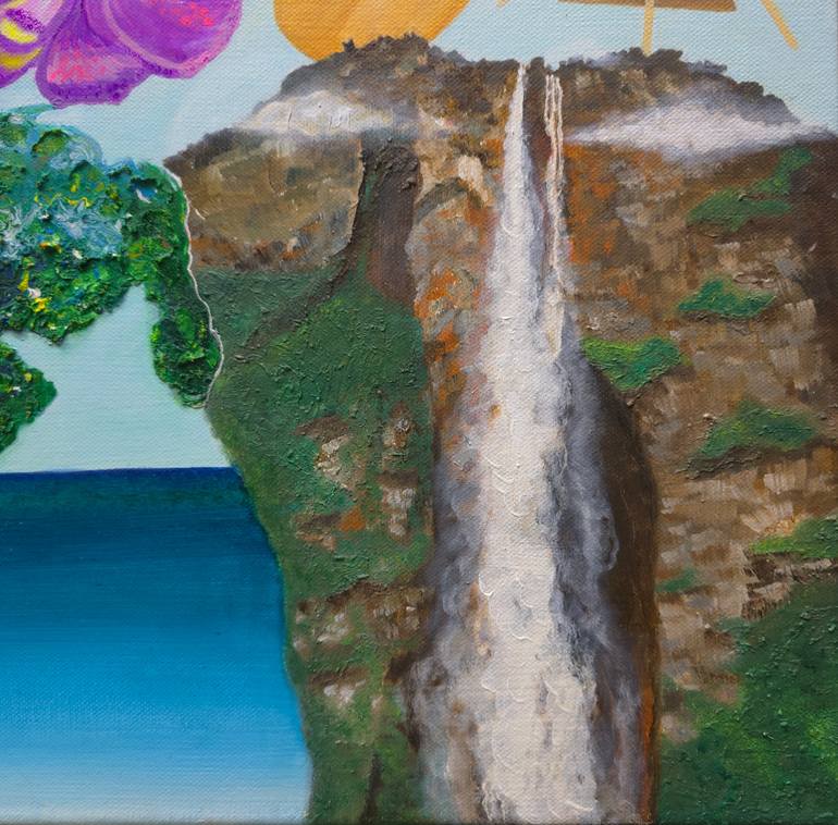 Original Contemporary Landscape Mixed Media by Mireya Moreno
