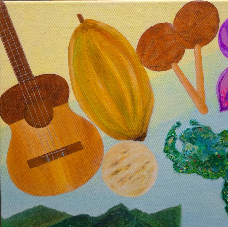 Original Contemporary Landscape Mixed Media by Mireya Moreno