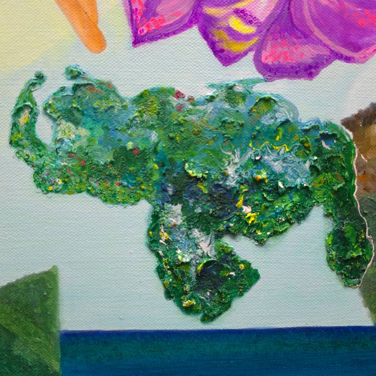 Original Contemporary Landscape Mixed Media by Mireya Moreno