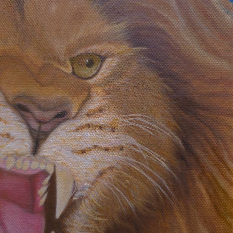 Original Contemporary Animal Painting by Mireya Moreno