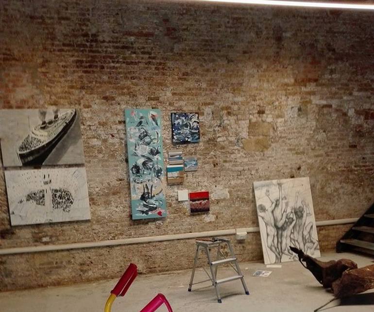 Original Surrealism Abstract Painting by Giovanna Mancuso