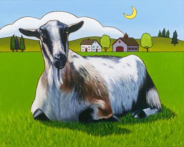 Original Folk Animal Paintings by Stacey Neumiller