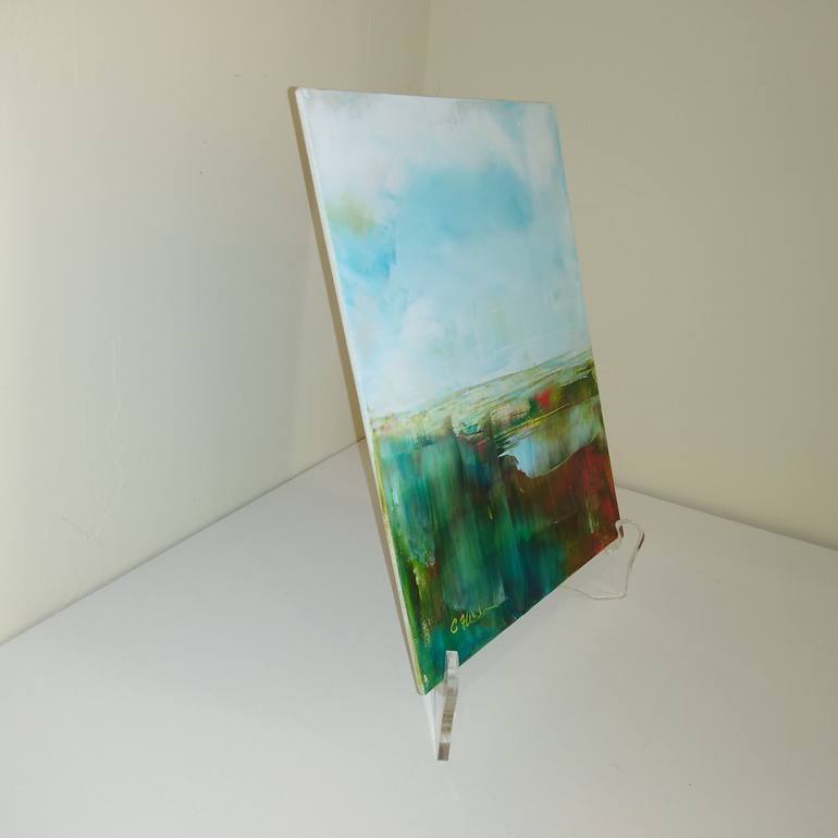 Original Abstract Landscape Painting by Cynthia Fletcher