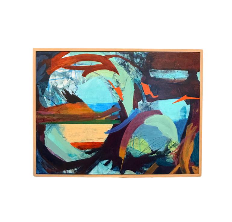 Original Abstract Expressionism Abstract Painting by Kasey Wanford