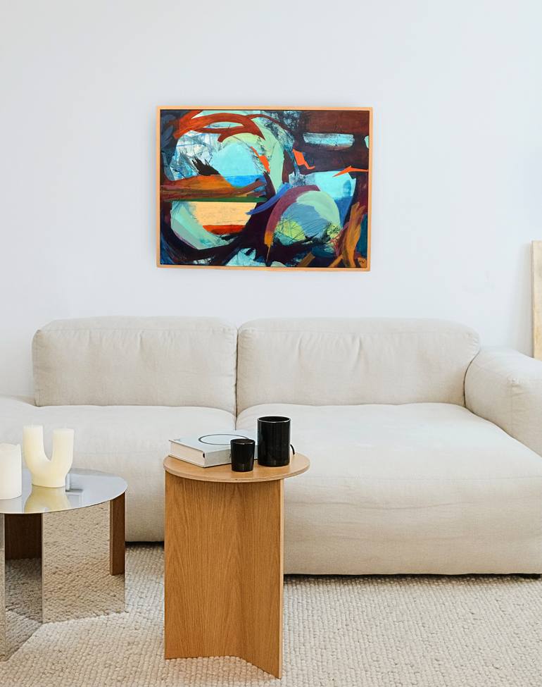 Original Abstract Expressionism Abstract Painting by Kasey Wanford