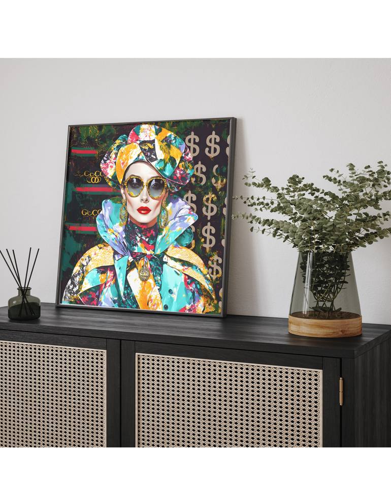 Original Contemporary Pop Culture/Celebrity Printmaking by Maria Szollosi