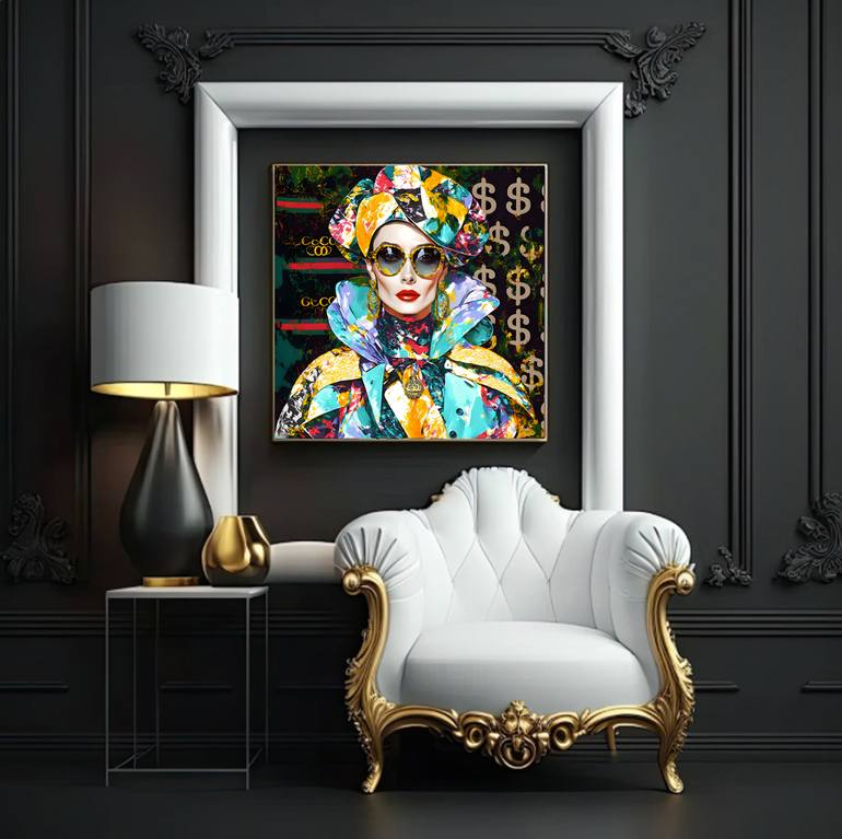 Original Contemporary Pop Culture/Celebrity Printmaking by Maria Szollosi