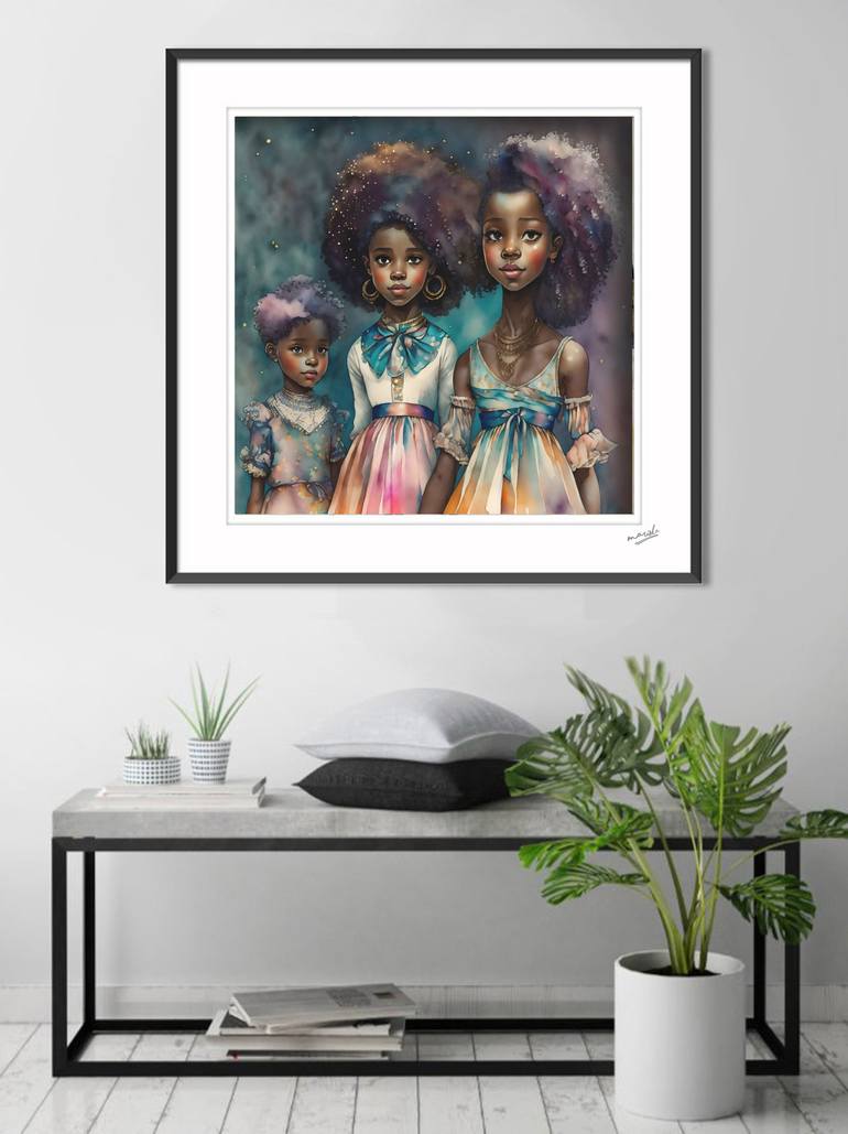 Original Contemporary Family Printmaking by Maria Szollosi