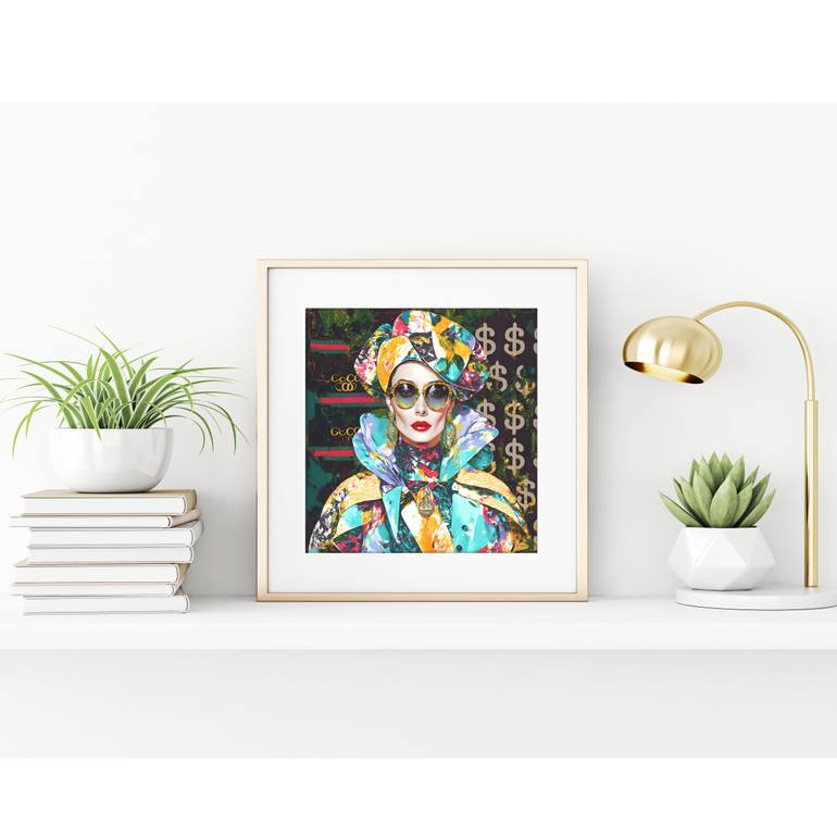 Original Contemporary Pop Culture/Celebrity Printmaking by Maria Szollosi