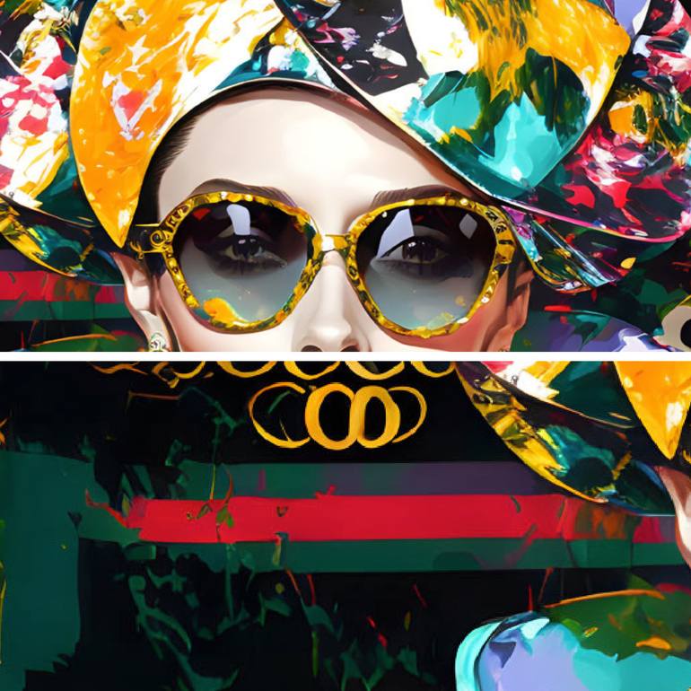 Original Contemporary Pop Culture/Celebrity Printmaking by Maria Szollosi