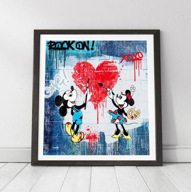 Original Pop Art Pop Culture/Celebrity Printmaking by Maria Szollosi