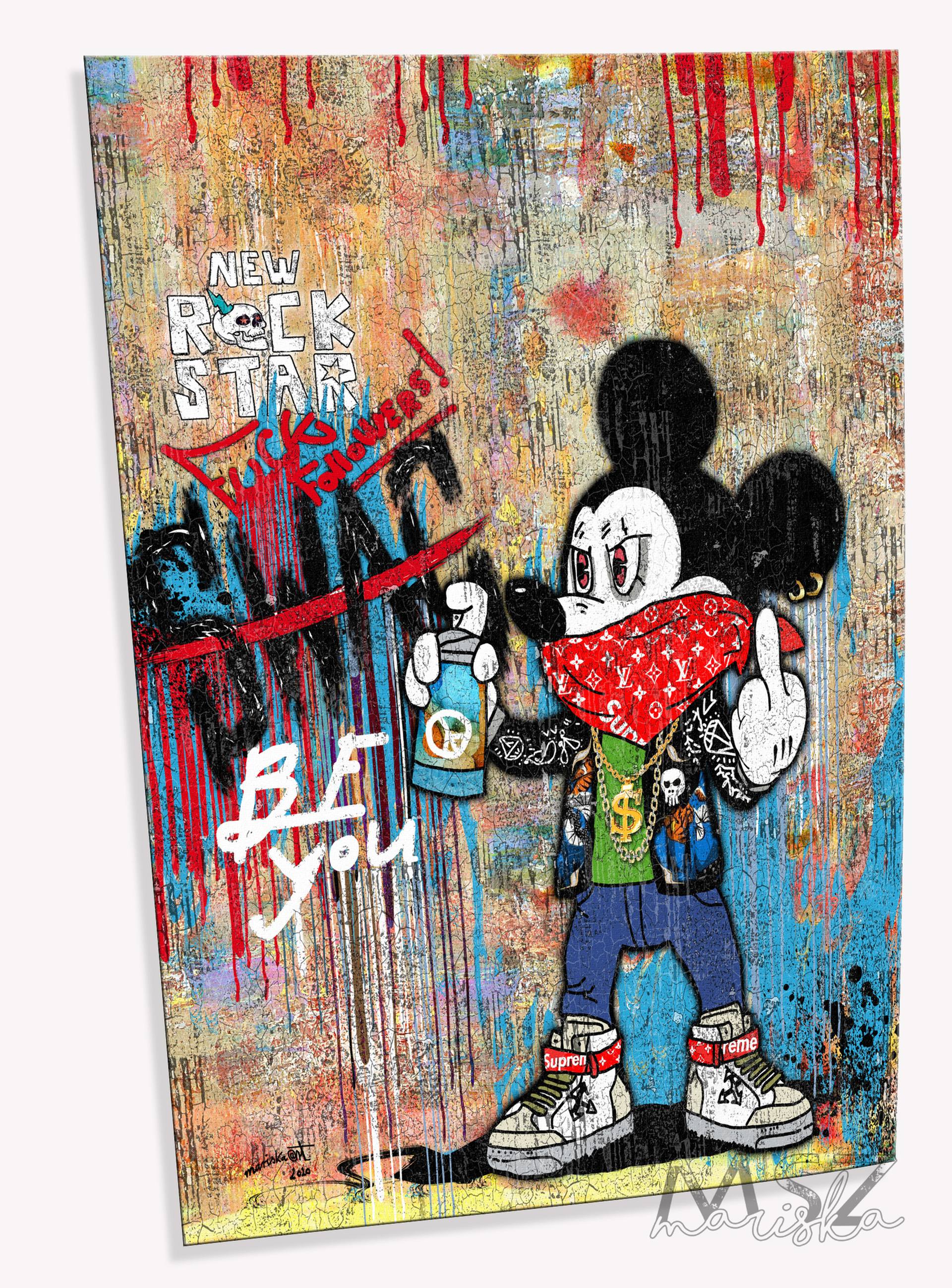 Mickey Lv Street Art Heritage, Painting by Rk07