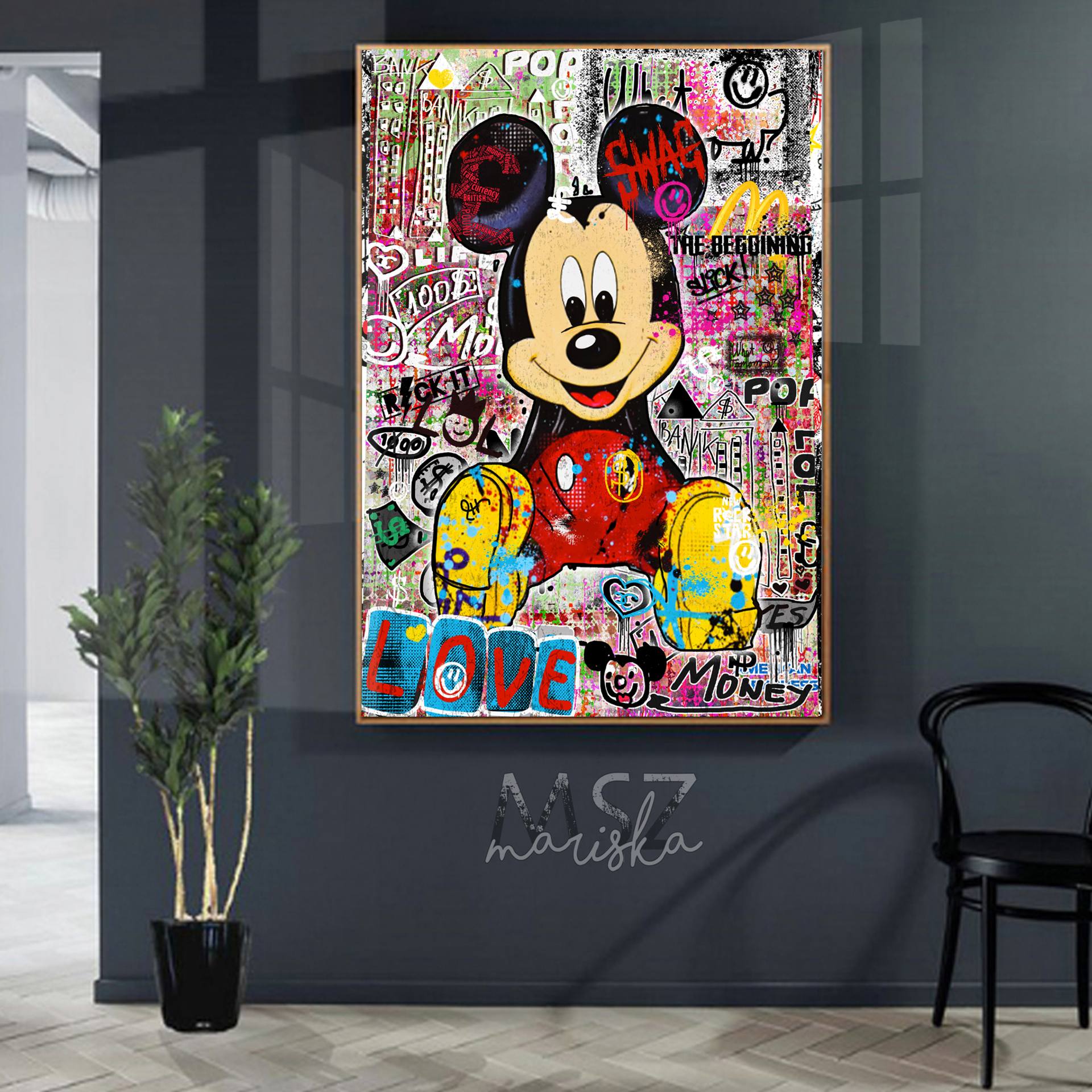 Banksy / Rency Mickey Mouse ミッキーマウス 2$ 【公式通販】