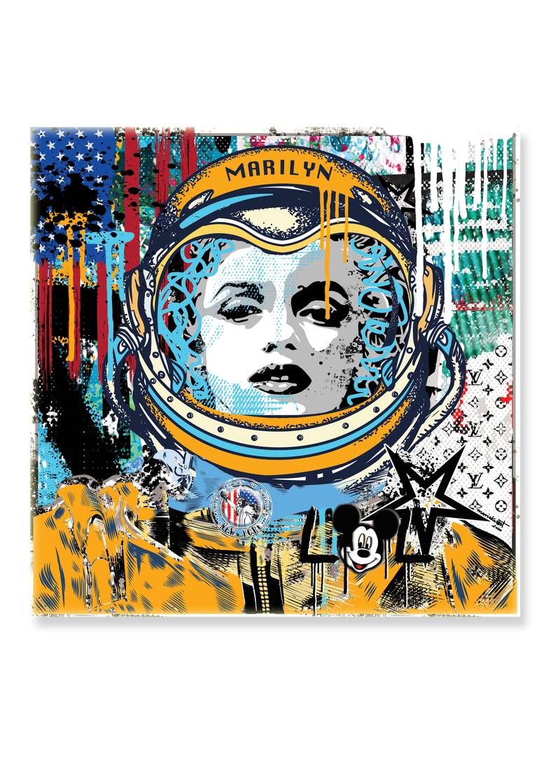 astronaut pop art