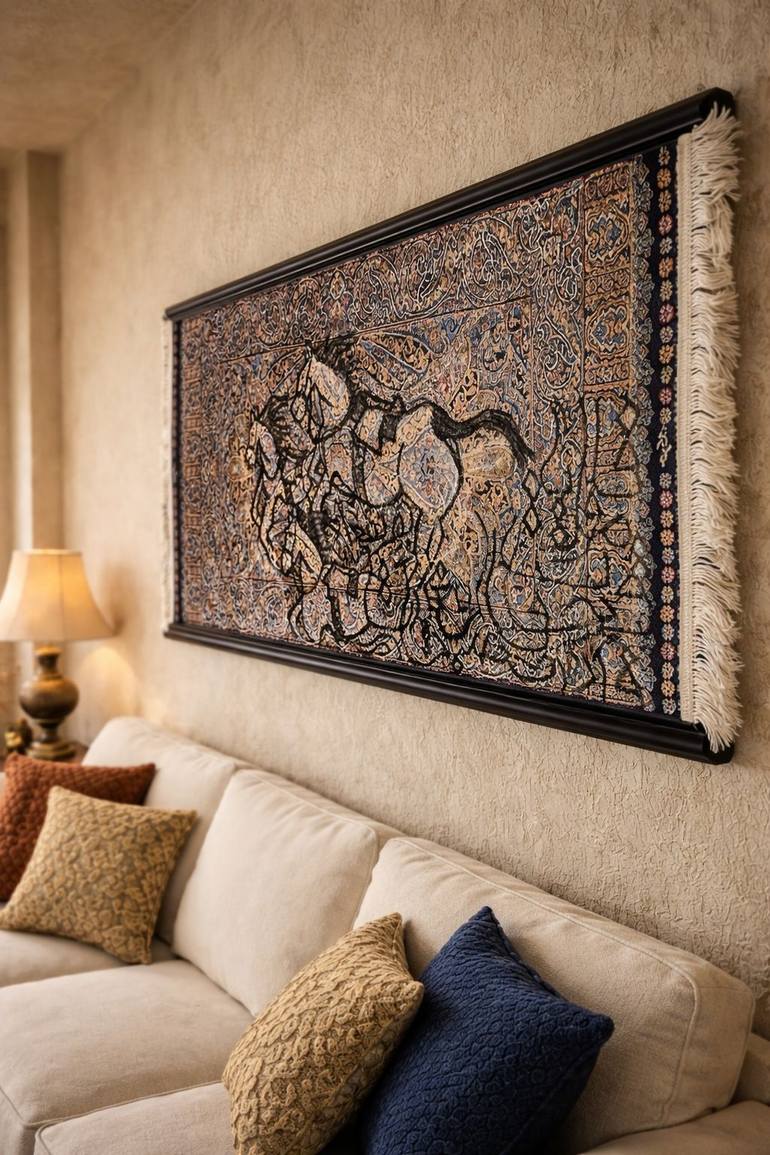 Original Contemporary Horse Painting by Zaineh Alshannaq