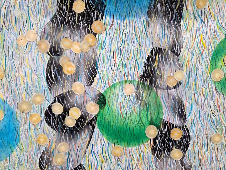 Original Contemporary Christmas Mixed Media by Kanako Juno
