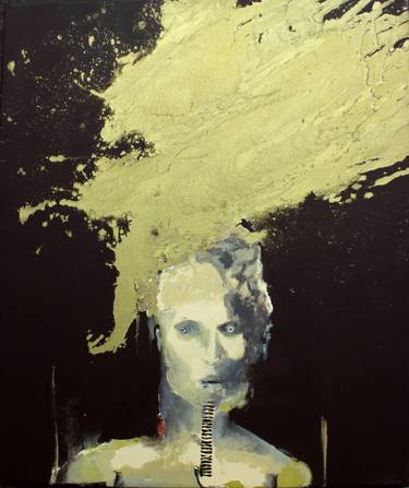 Original Surrealism Nude Painting by Jorge Torres
