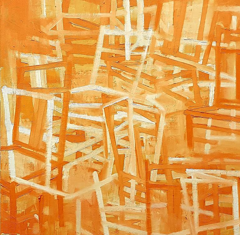 Original Contemporary Abstract Painting by Richard Mongiat
