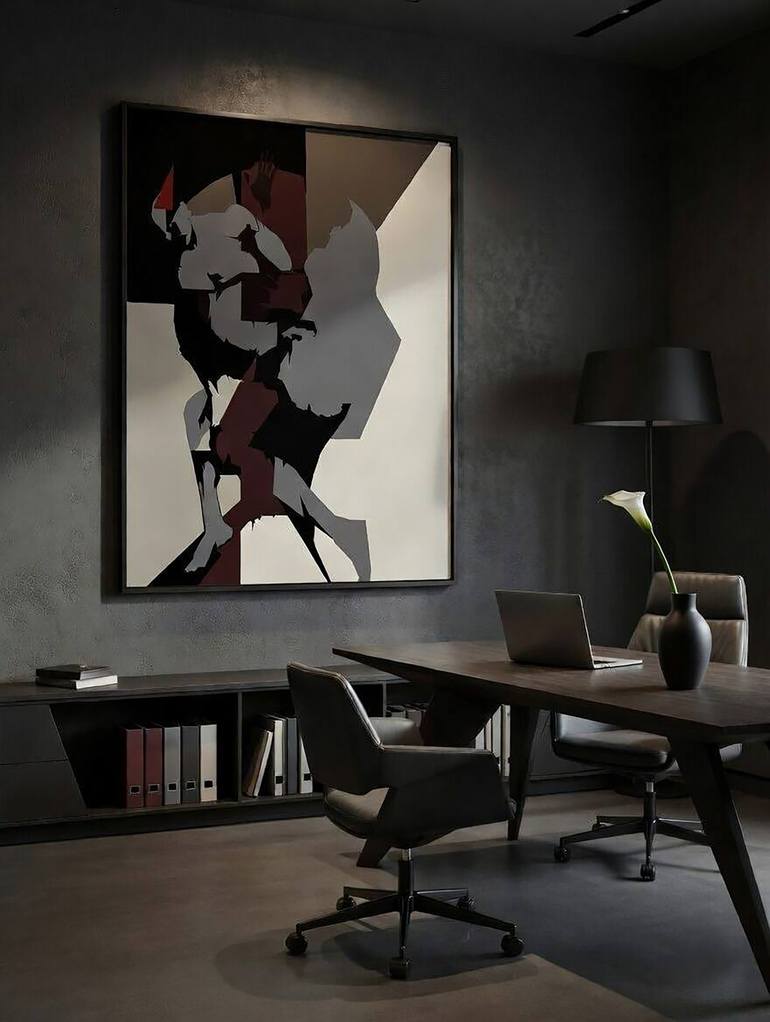 Original Abstract Expressionism Abstract Digital by Moe Fard