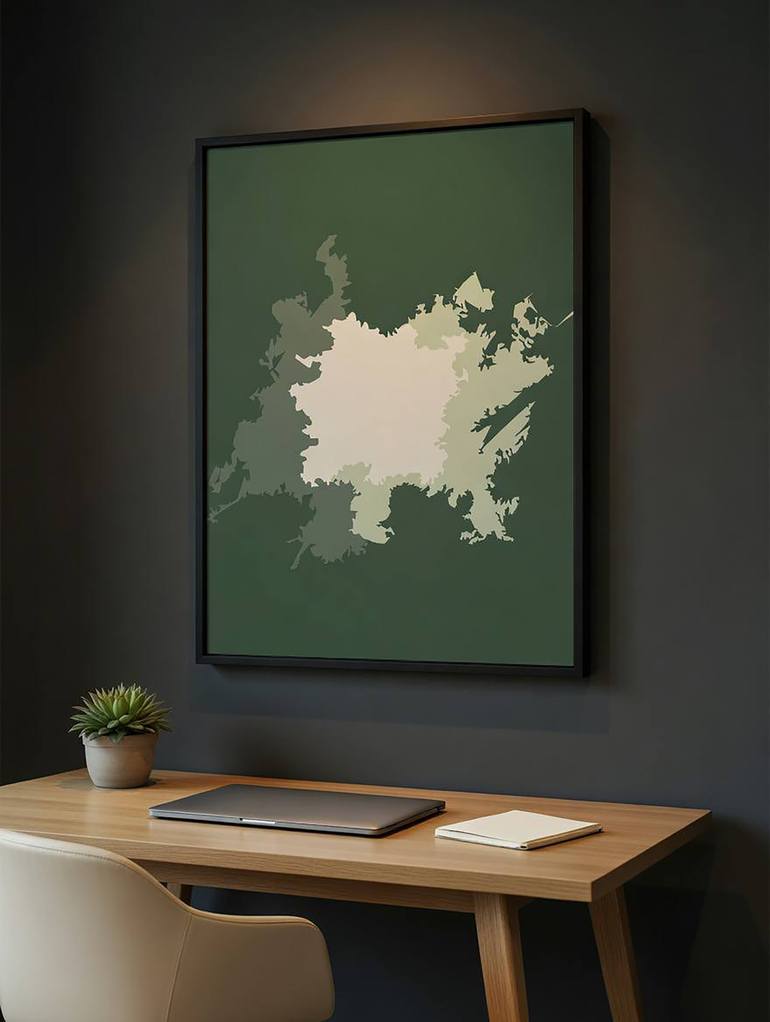 Original Minimalism Abstract Digital by Moe Fard