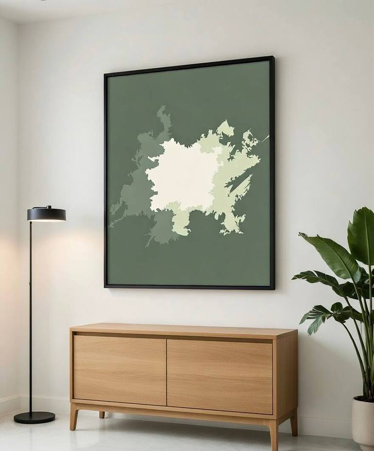 Original Minimalism Abstract Digital by Moe Fard