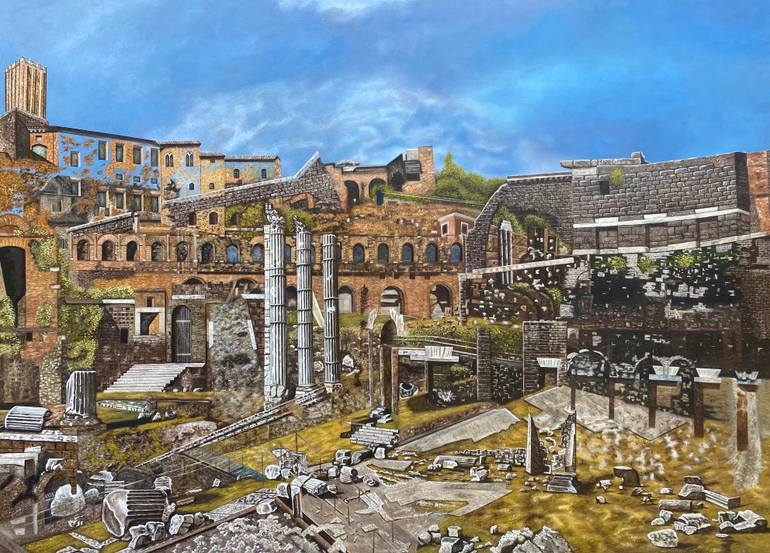 Roman Architecture paintings | Saatchi Art