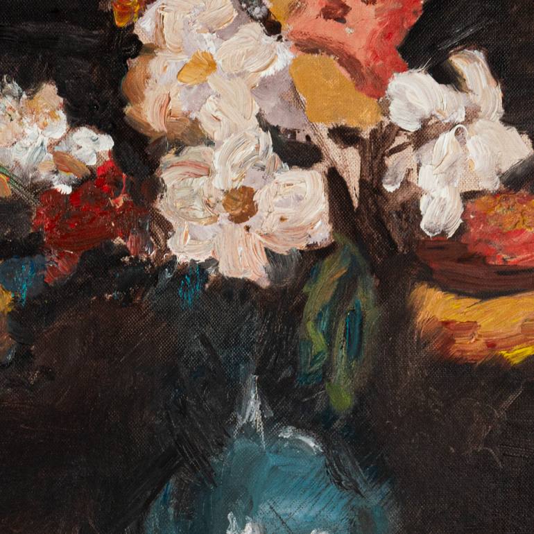 Original Impressionism Floral Painting by Elena Fontanesi