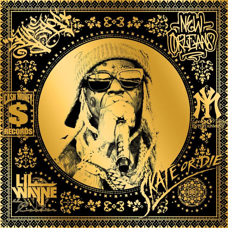 Original Street Art Music Digital by Agent X