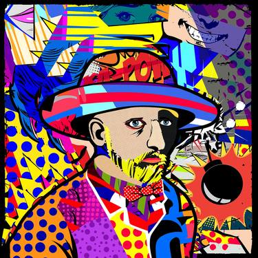 Original Pop Art People Mixed Media by Agent X