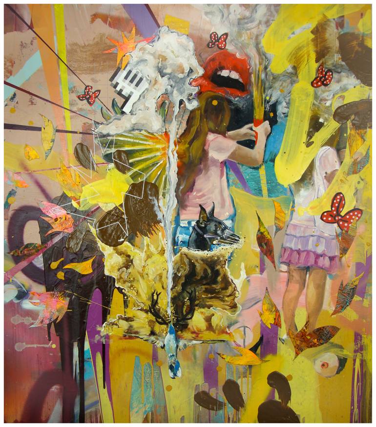Longhua Painting by Tristram Aver | Saatchi Art