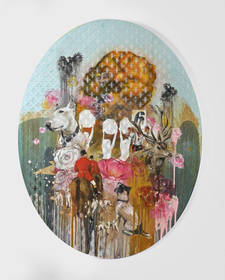 The Chase (part 3) Painting by Tristram Aver | Saatchi Art