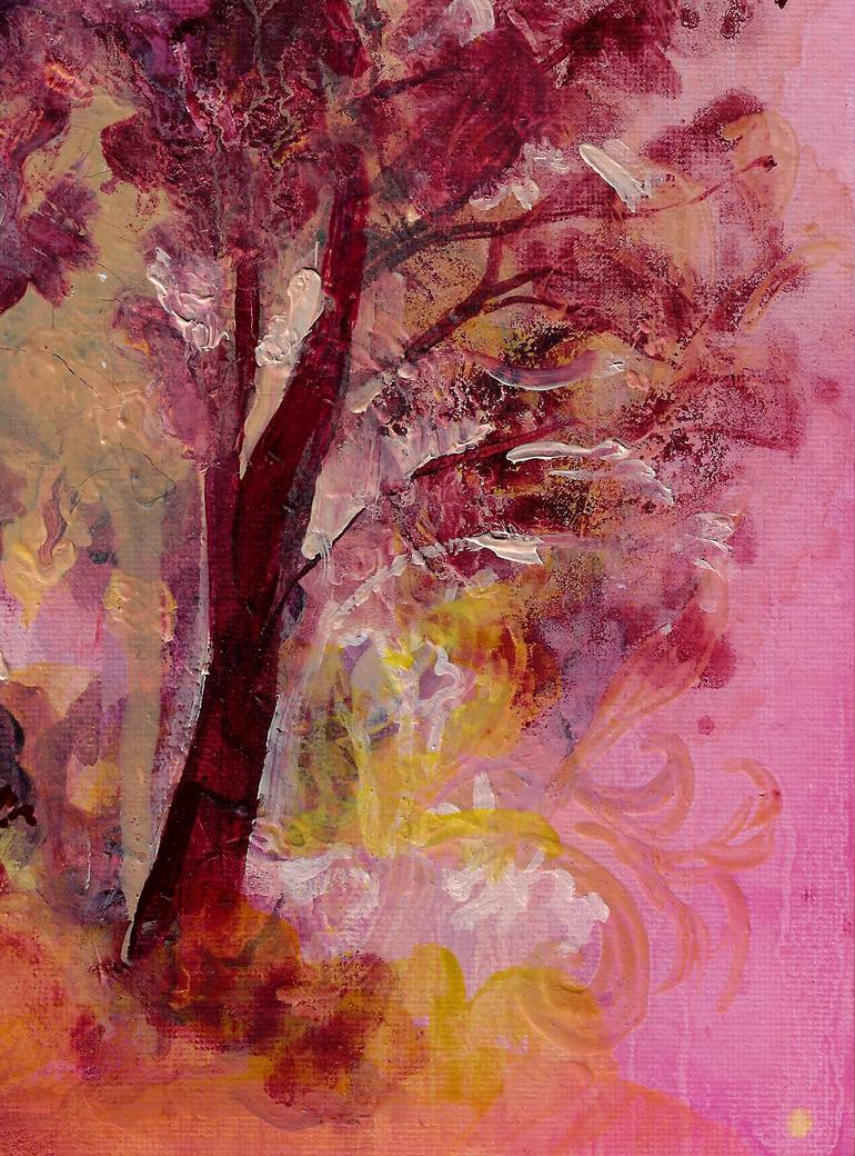 Original Expressionism Garden Painting by Tristram Aver
