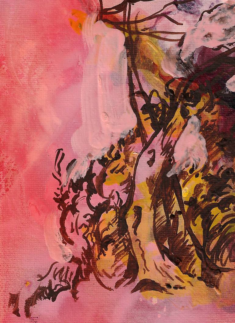 Burnt Birch (Native British Trees) Painting by Tristram Aver | Saatchi Art