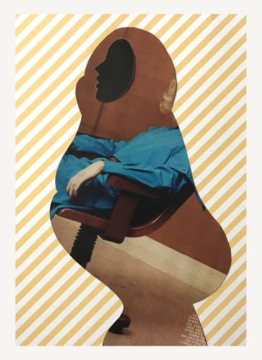 Original Conceptual Women Collage by artist Thion