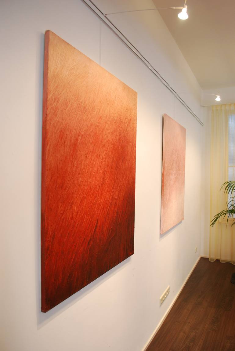 Original Abstract Landscape Painting by Hanneke Boleij