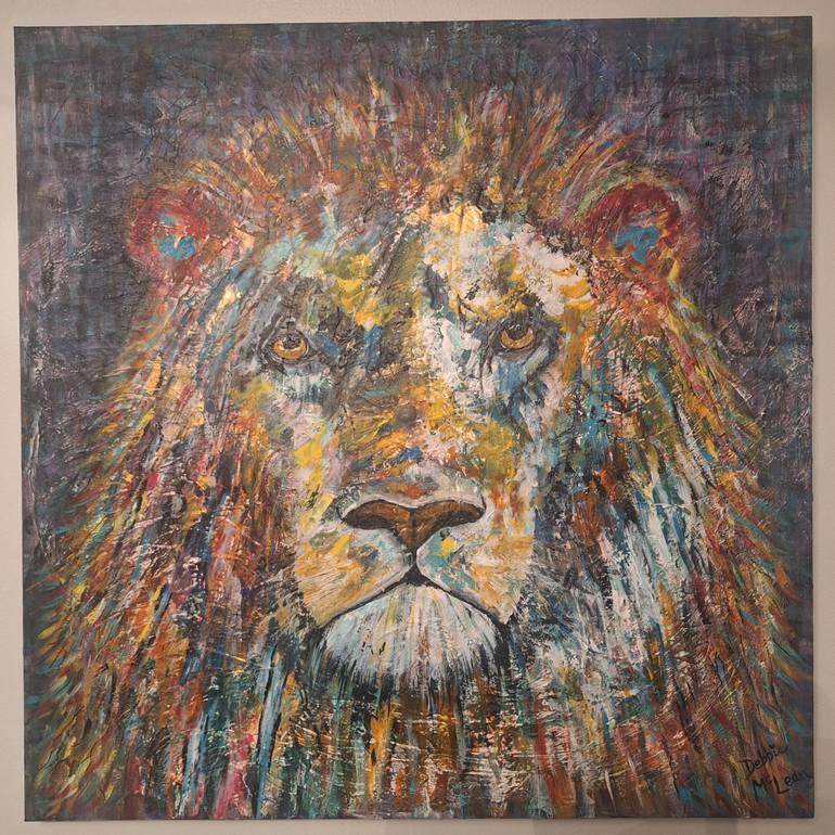 イースト LION OF JUDAH Painting by Debbie Richardson | Saatchi Art
