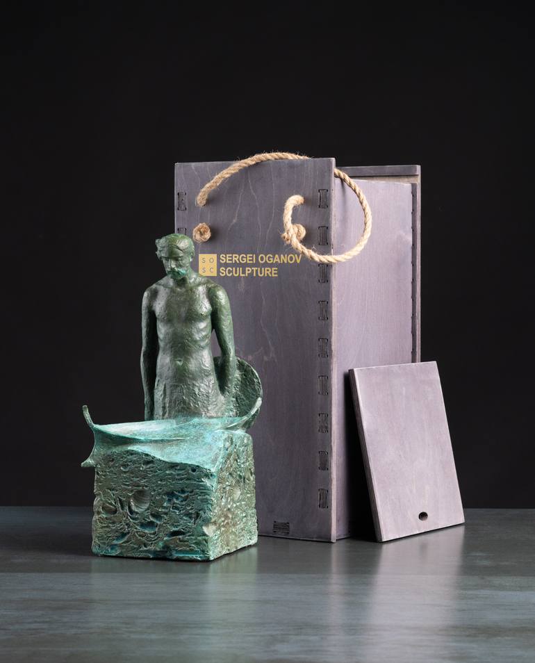 Original Conceptual Classical Mythology Sculpture by Idol Finds